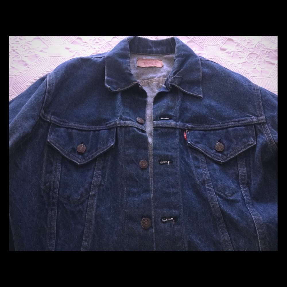 Levi Strauss Blue Jean Jacket, size 46